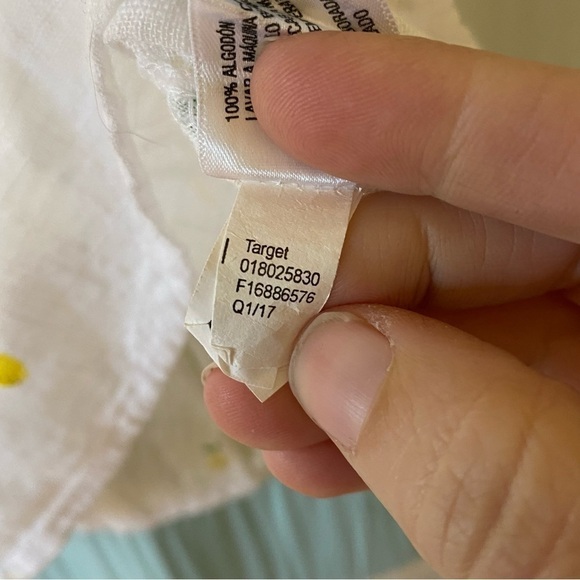 Merona Lemon Blouse Gauzy Slightly Sheer Cotton Sz Small - Picture 4 of 9